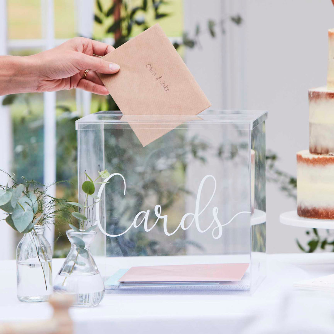 Wedding Ceremony Supplies Wedding Acrylic Card Box