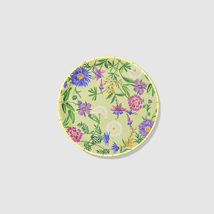 Party Supplies Wildflowers Small Plates x 10